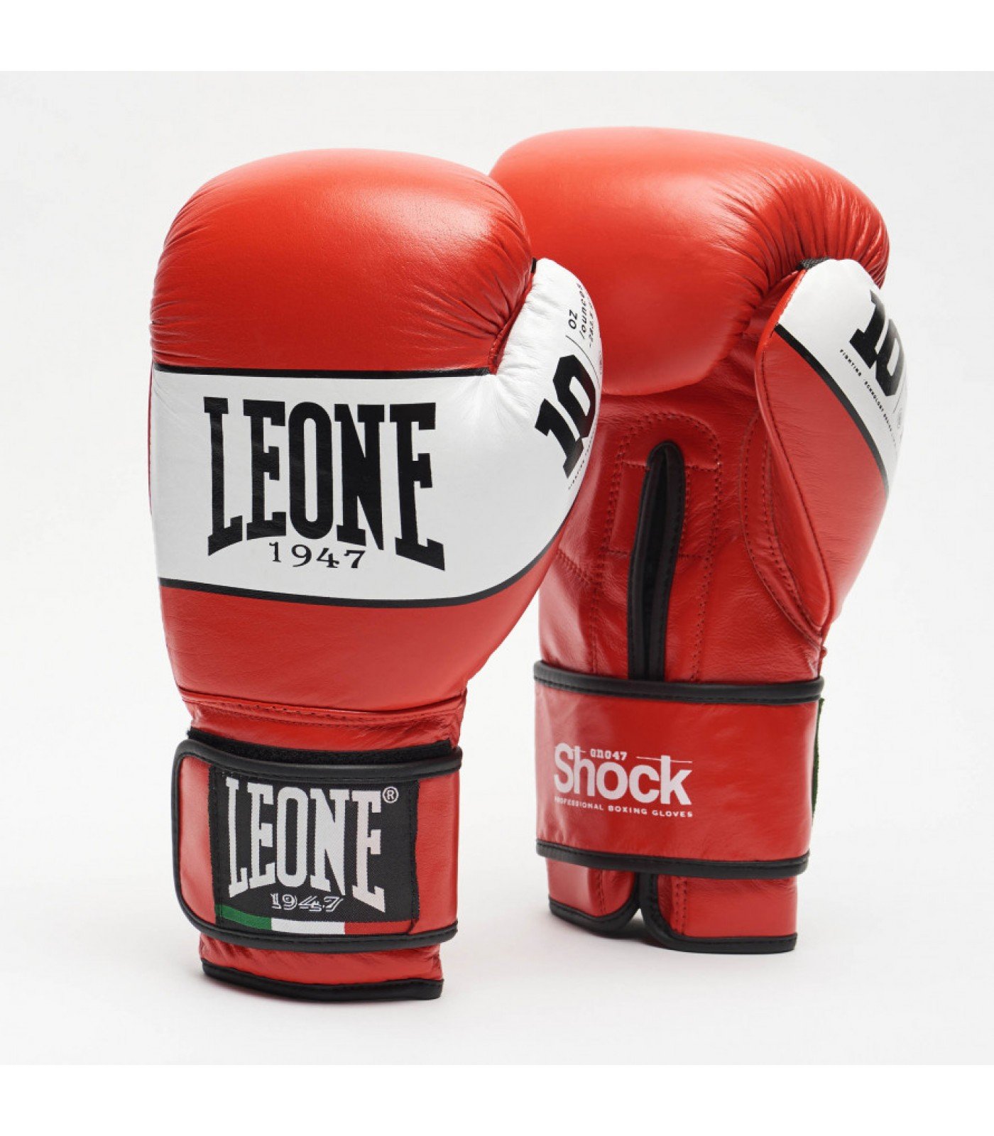 Leone - SHOCK Boxing Gloves GN047 / Red